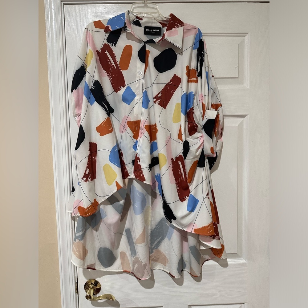 High-Low oversized Blouse